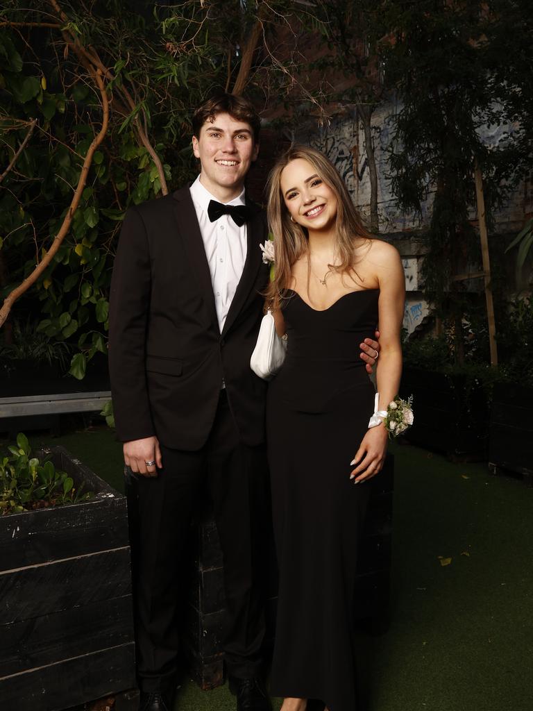 George Anderson and Natalie Leary. Fahan School leavers dinner 2024. Picture: Nikki Davis-Jones