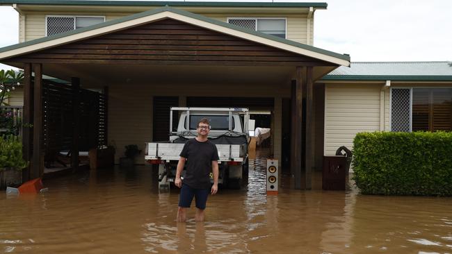 Cody Holmes was just one homeowner whose West Ballina house was affected by the March 2022 floods. Picture: NCA NewsWire / Danielle Smith