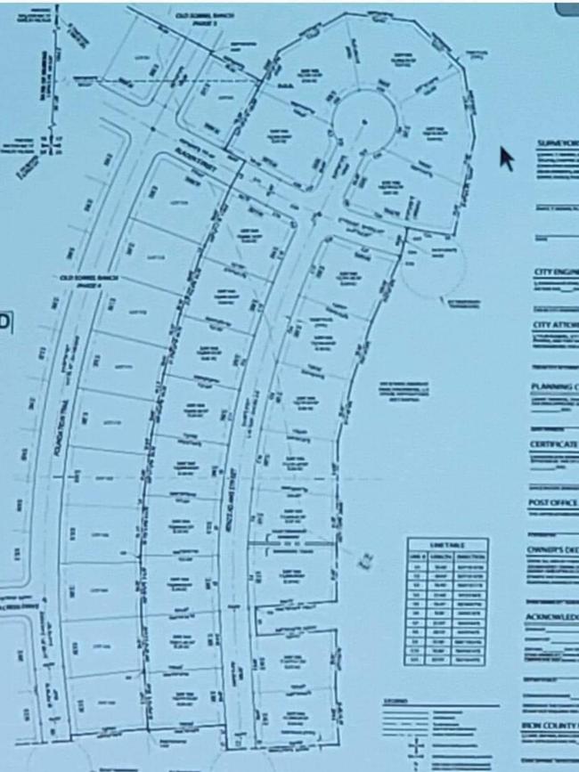 The design northern suburbs man Gary Parsons claims ,,, unreleased Angle Vale street as part of a housing development. Picture: Supplied