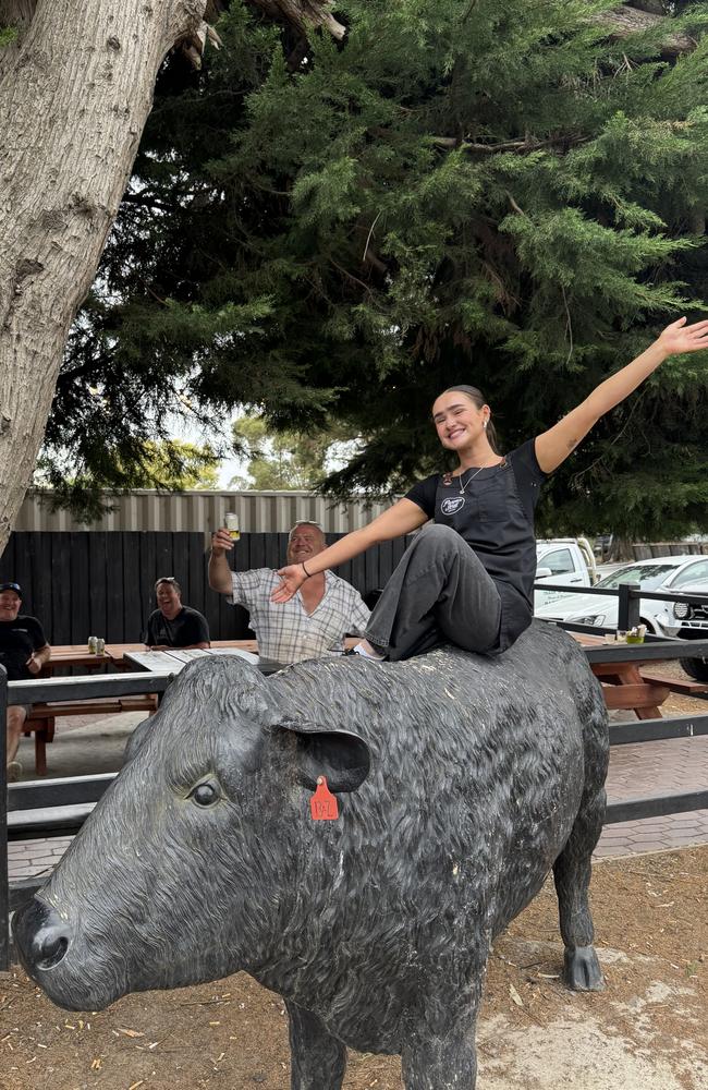 Bartender Lily Johnston from Panton Hill Hotel has won regional Victoria's best and favourite bartender competition, receiving the most votes from the audience. Picture: Supplied