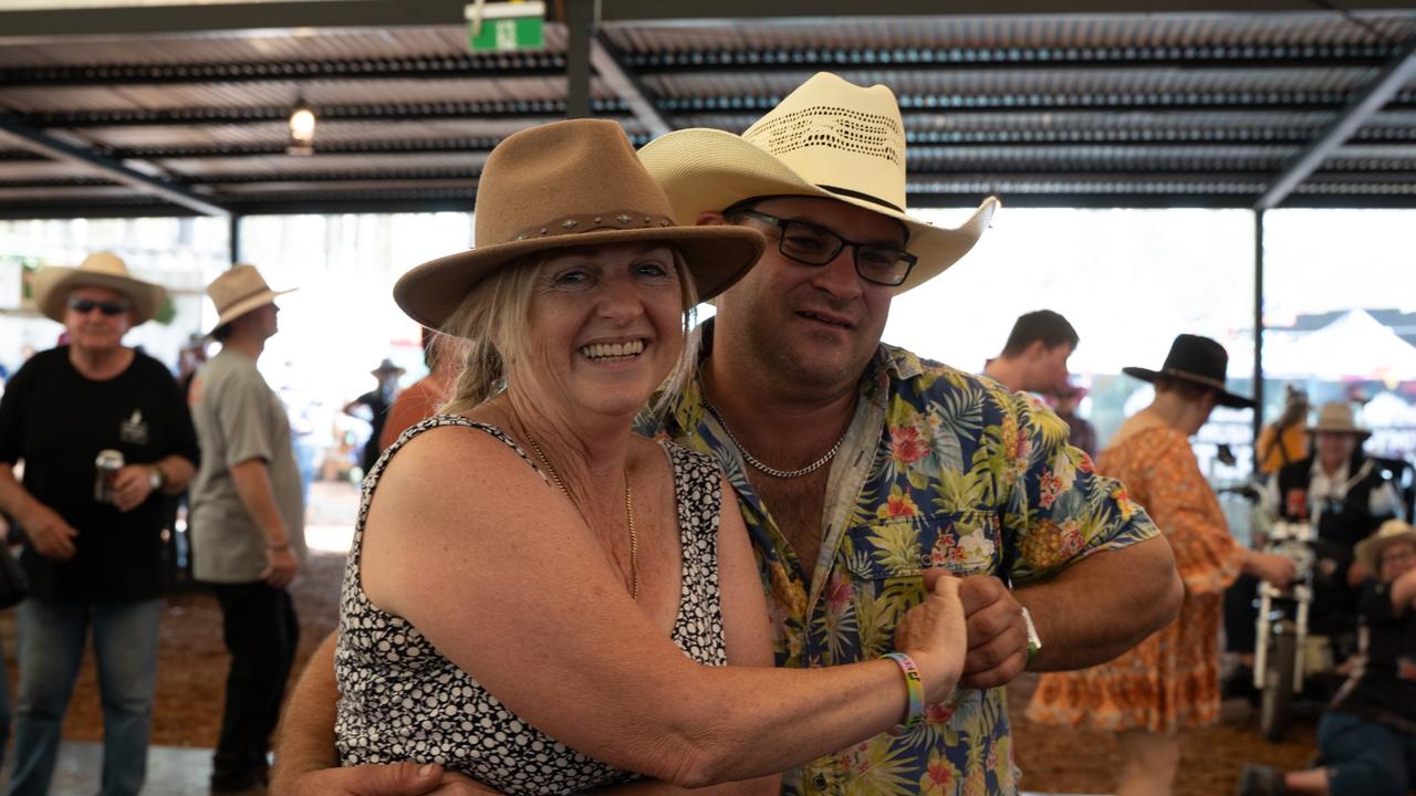 Terry Craig and Shane Weidman at the 2023 Gympie Music Muster. August 24, 2023. Picture: Christine Schindler