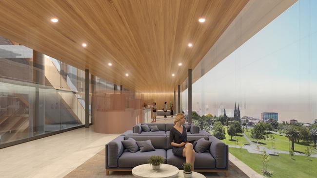 Adelaide Oval will become the first stadium in Australia to feature an integrated hotel under plans by the Stadium Management Authority. Picture: Supplied