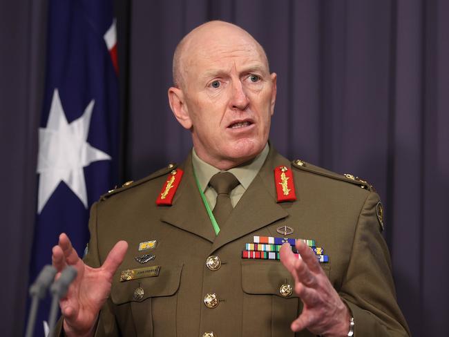 Lieutenant General John Frewen. Picture: Gary Ramage/NCA NewsWire