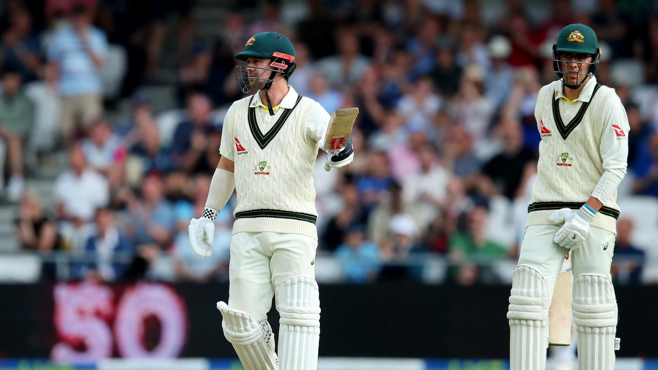 Travis Head power-hitting helped Australia set a target of 251. Picture: Getty