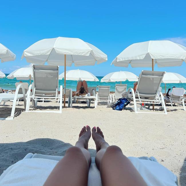 Blue skies all around in Miami, Florida. Picture: Instagram