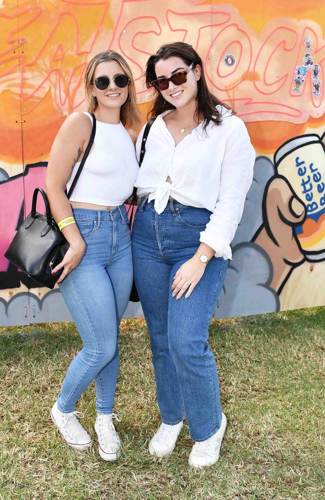 Alyssa Myers and Amber Collins at Meatstock, Toowoomba Showgrounds. Picture: Patrick Woods.