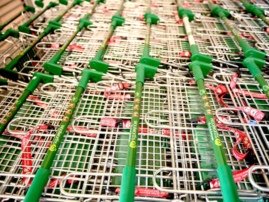 Supermarkets are facing cost pressures across their supply chains that are being passed on to consumers. Picture: NCA NewsWire / Jeremy Piper