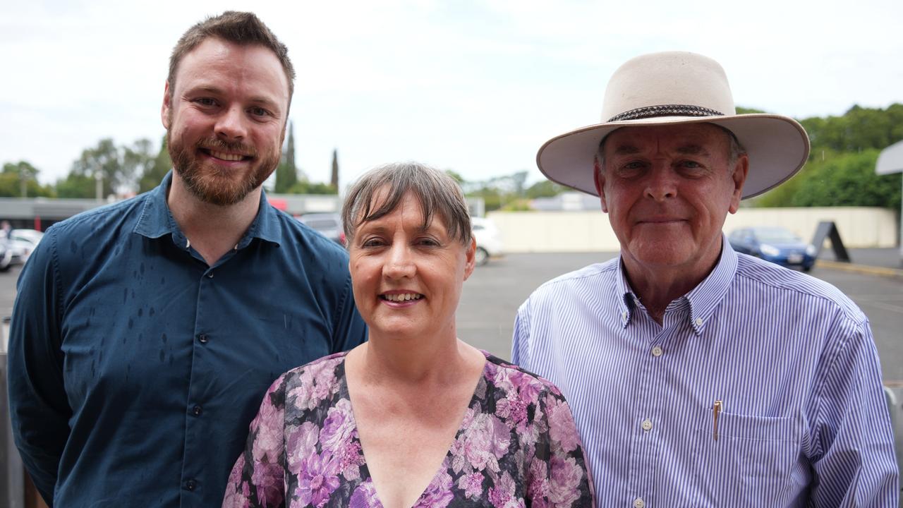 Toowoomba Regional Council candidates (from left) Angus, Leeanne and George Westgarth.