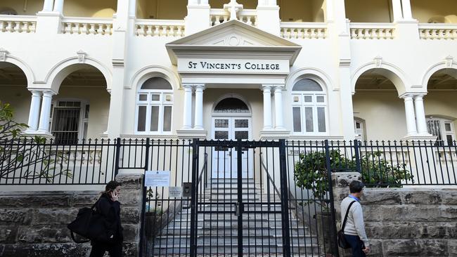 St Vincent's College in Potts Point. Picture: Joel Carrett