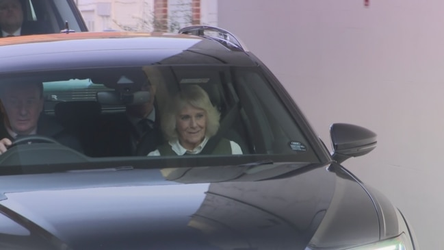 Queen leaves hospital after visiting King following surgery