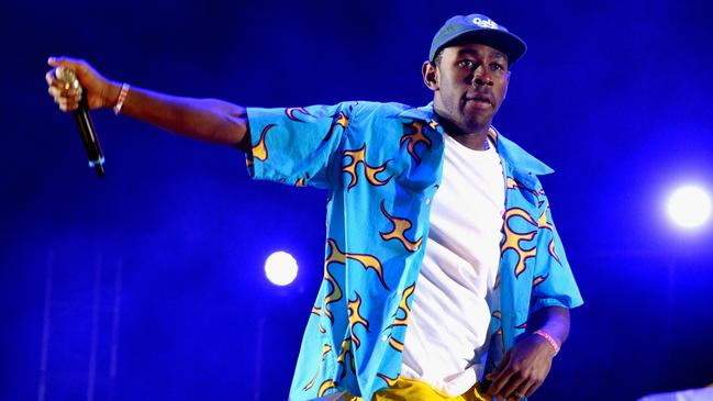 Rapper Tyler, The Creator performs at Coachella. (Photo by Frazer Harrison/Getty Images)