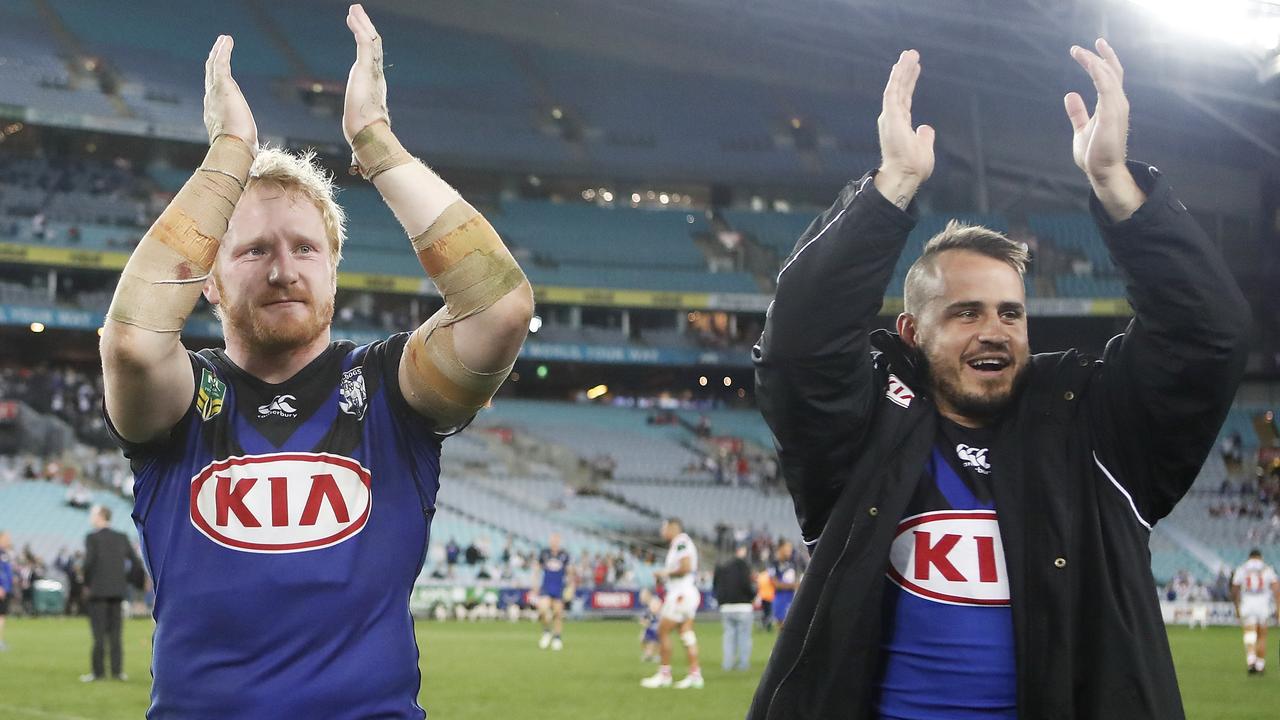 James Graham hopes his former Bulldogs teammate Josh Reynolds (right) gets another opportunity to show what he can do.