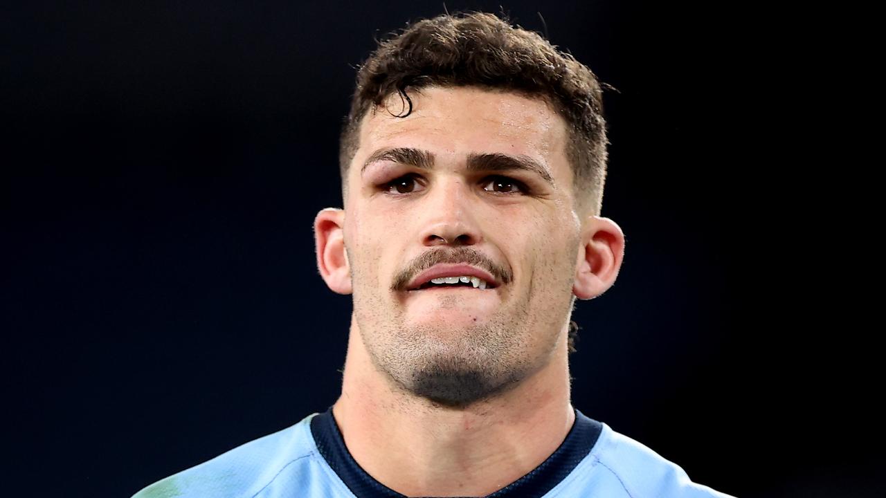 Nathan Cleary of the Blues. Photo by Mark Kolbe/Getty Images