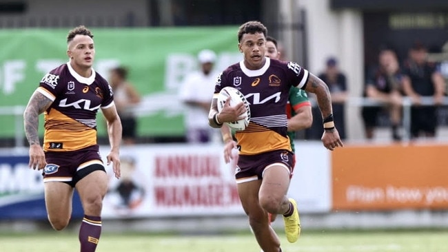 Tristan Sailor will make his Broncos debut in Round 13, with Reece Walsh and Selwyn Cobbo both in Maroons camp. Picture: Jim O'Reilly.