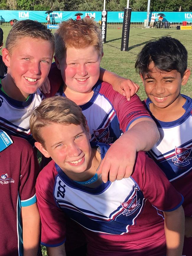 Wavell SHS players gave their all during a fantastic afternoon of rugby league.