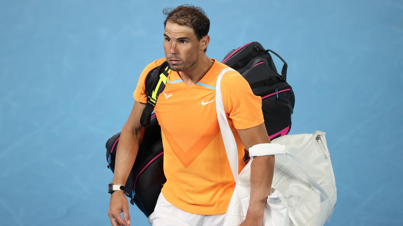 Rafael Nadal and Novak Djokovic are both struggling with injury. Picture: David Caird