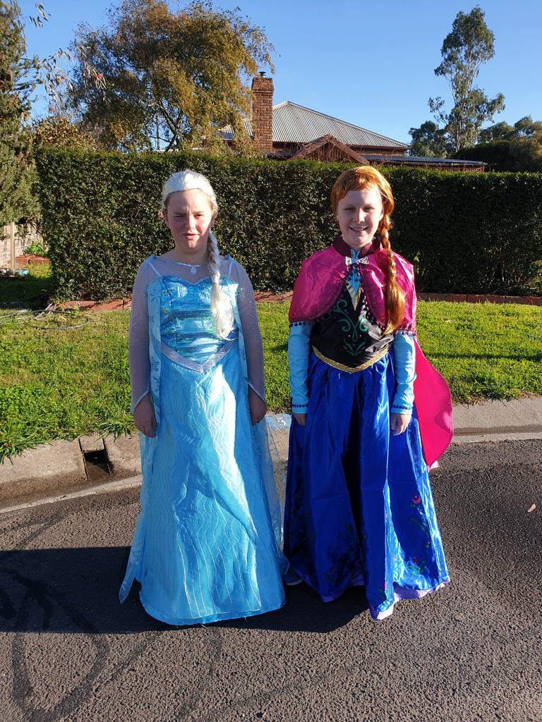 Grade 6 students Oliver and Jaxson wanted to go out with a bang for their last Book Week, so Anna and Elsa it was.