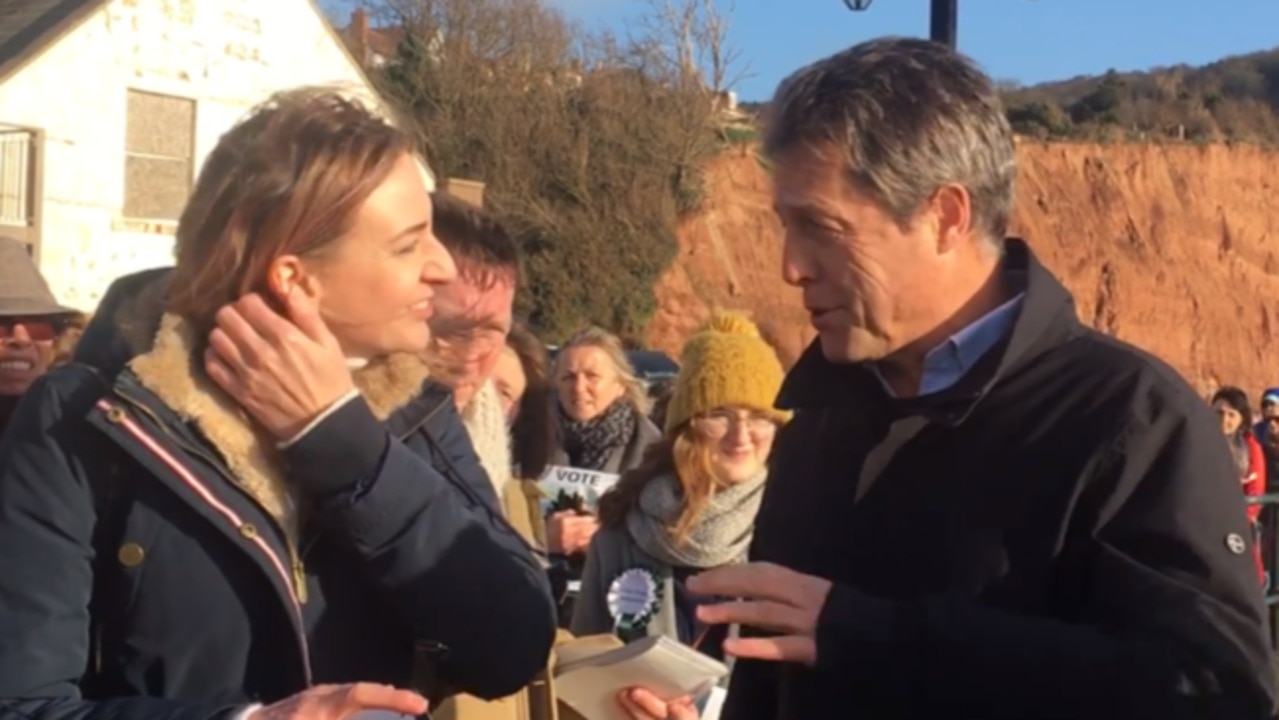 Hugh Grant Campaigns for Independent Claire Wright to Topple Tory Hugo Swire in East Devon