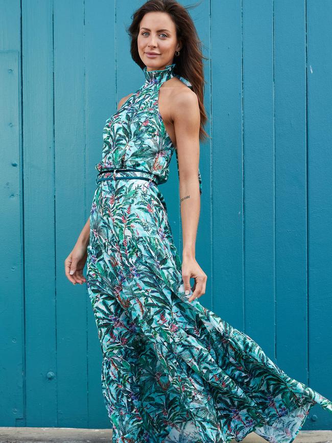 Therese Hansen models some of Aqua Blu’s ‘poolside glam’ at Ovolo Woolloomooloo. Picture: David Swift