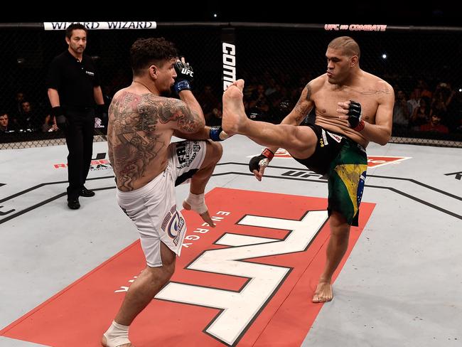 Frank Mir notched a win over Antonio "Bigfoot" Silva of Brazil February 22, 2015 in a fight he believed he needed to win if he was going to get a rematch with Brock Lesnar.