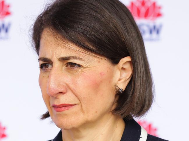 SYDNEY, AUSTRALIA - NewsWire Photos DECEMBER 22, 2020. Premier of New South Wales Gladys Berejiklian speaks during a Press Conference with NSW Chief Health Officer Dr Kerry Chant to provide a COVID-19 update in Sydney Australia. Picture: NCA NewsWire / Gaye Gerard