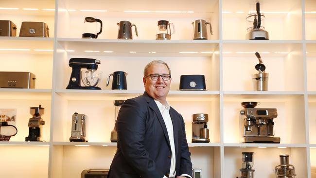 Breville CEO Jim Clayton says its pricing power in the market and new products will help drive growth. Picture: John Feder/The Australian