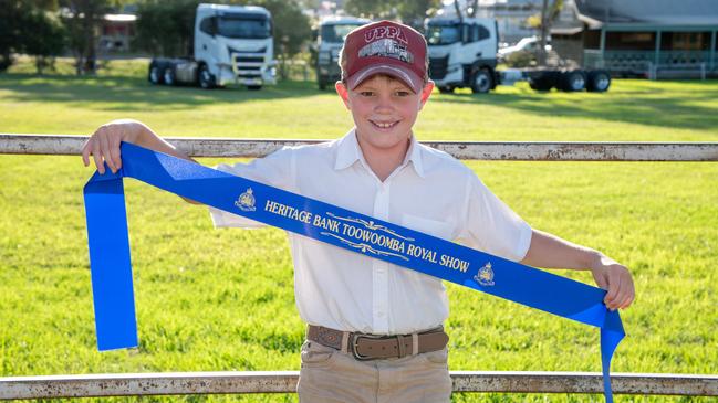 Junior cattle judge winner, Darcy Phillips, from Nobby. Heritage Bank Toowoomba Royal Show. Thursday April 18th, 2024 Picture: Bev Lacey