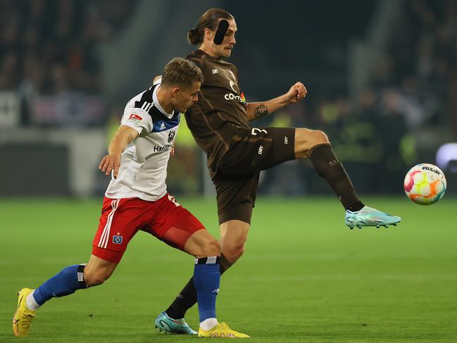 Irvine was an instant success at FC St. Pauli, becoming a co-captain of the team this season. Picture: Martin Rose/Getty Images