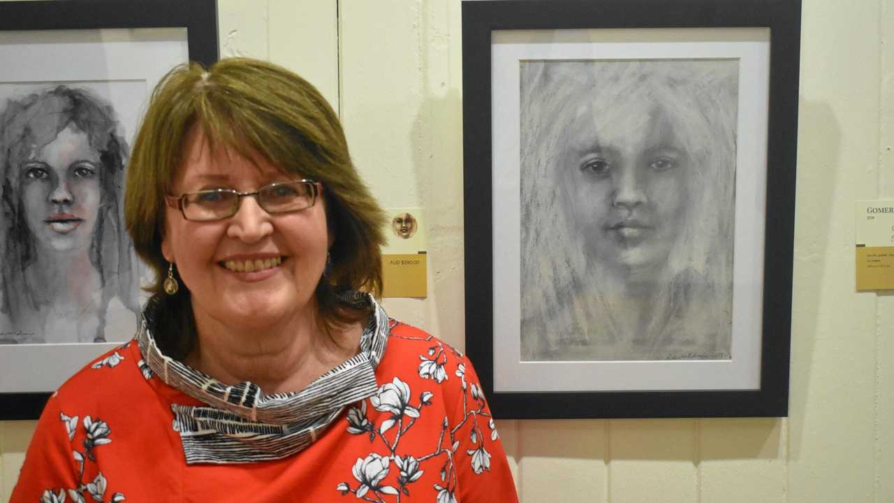 KEEPING COMPANY: Loretta Waldron opens her new exhibition In the Company of Women. Picture: Ellen Ransley