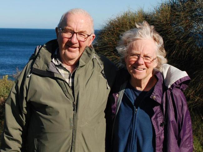 Don and Gail Patterson died after ingesting the mushrooms. A home video of Don sharing a moment with his grandson was played in court. Picture: Supplied