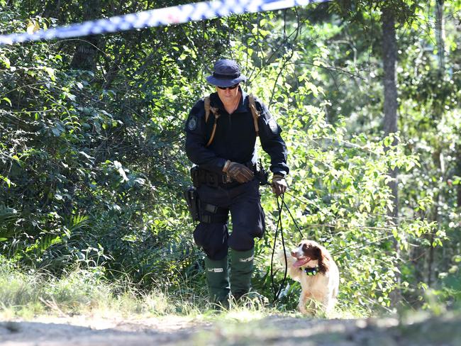 Human remains have been found in the search for Pheobe Bishop. Picture: Adam Head