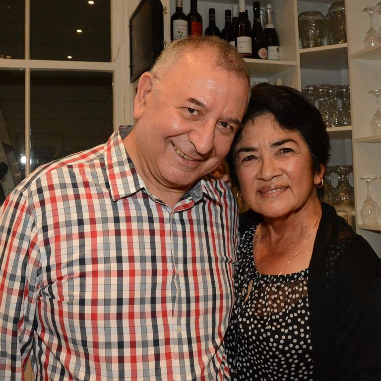 Raffaele Di Benedetto and Ella Parsons at Mudgeeraba Chamber of Commerce dinner at House of Eco Studio, Mudgeeraba. Picture: Regina King.