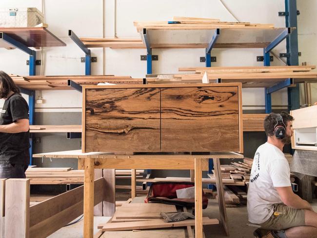 Ben Purchase (not pictured) a former tradie from The Block, will plead guilty to a string of charges following the collapse of his boutique furniture Collingwood furniture company, Ingrain Designs. Picture: Supplied/realestate.com.au