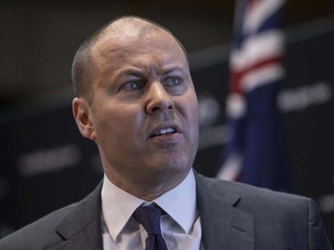 CANBERRA, AUSTRALIA-NCA NewsWire Photos SEPTEMBER 02 2020.The Treasurer Josh Frydenberg, during a press conference in Parliament House Canberra. Picture: NCA NewsWire / Gary Ramage