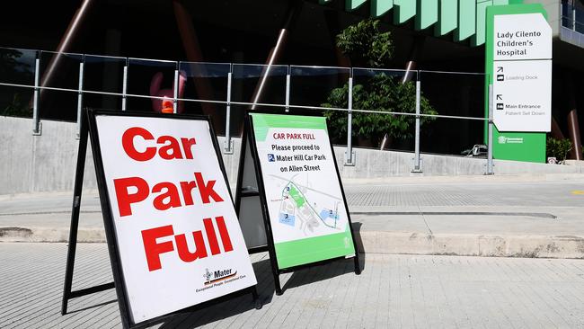 Queensland Health says 200 hospital staff will now park at South Bank to free up spaces for patients.