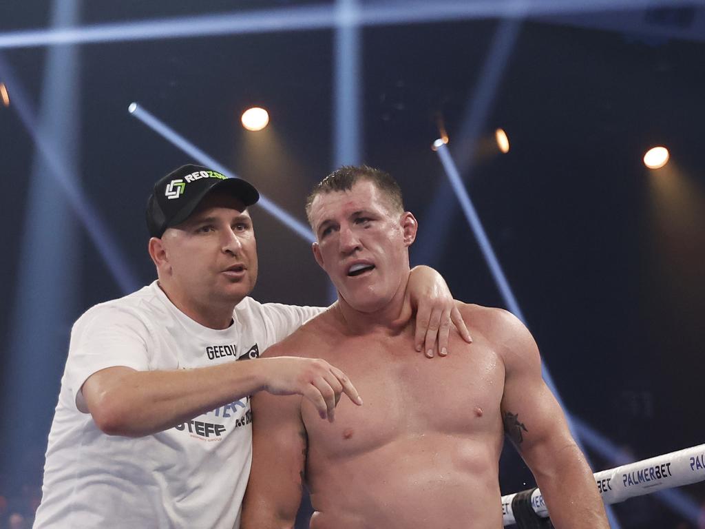 Gallen looks on after his loss. Picture: Mark Evans/Getty Images