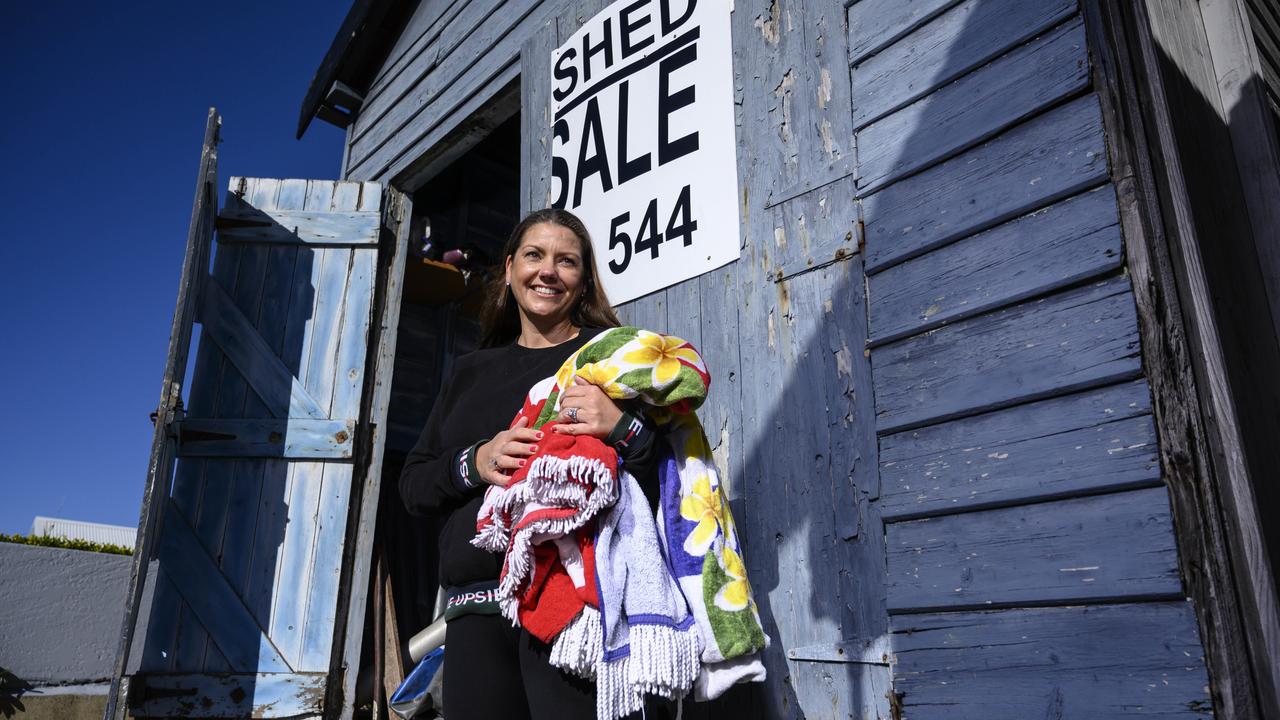 Kylie Short outside the Burraneer boatshed. Picture: Darren Leigh Roberts