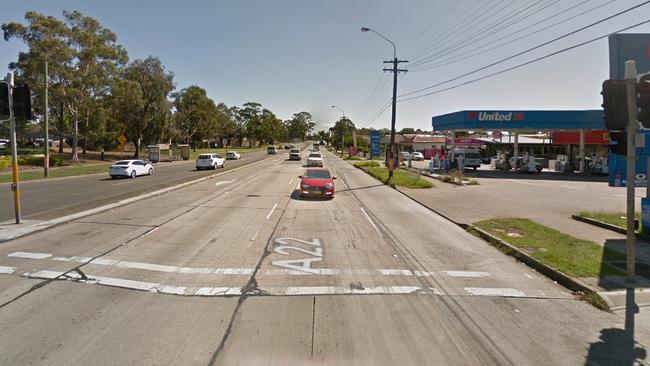 A 22-month-old boy was found wandering on the Hume Highway, Bass Hill, having escaped from his family day care centre. Picture: Google maps