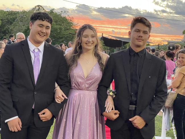 Aldridge State High School students celebrate their formal.