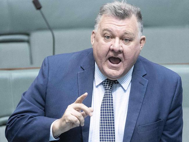 CANBERRA, AUSTRALIA-NCA NewsWire Photos AUGUST 27 2020.Craig Kelly during Question Time in the House of Representatives in Parliament House Canberra.Picture: NCA NewsWire / Gary Ramage