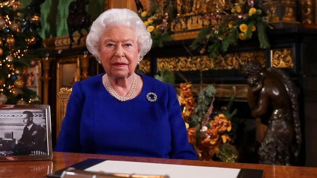 Queen Elizabeth II has said, ‘I hope in the years to come everyone will be able to take pride in how they responded to this challenge­’. Picture: AFP