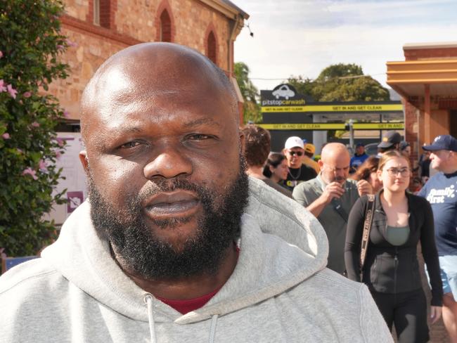 Francis Ajo said he flipped his vote from Liberal to Labor in this election. Picture: NewsWire / Dean Martin