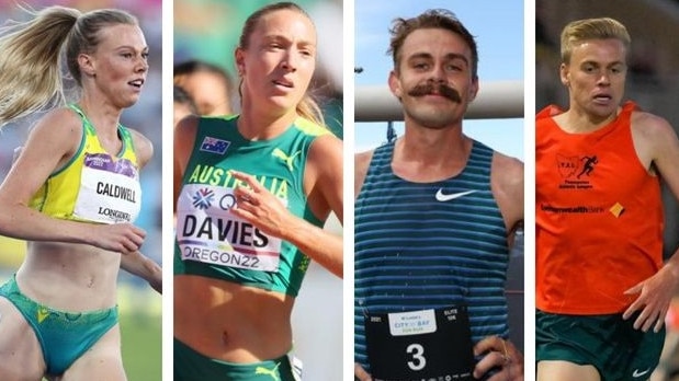 Some of the stars of the Australian world cross country selection trials.