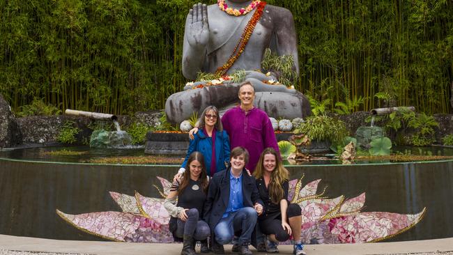 The King Family at Crystal Castle: Manya, Sono, Toby, Naren and Ayla. Picture: File.