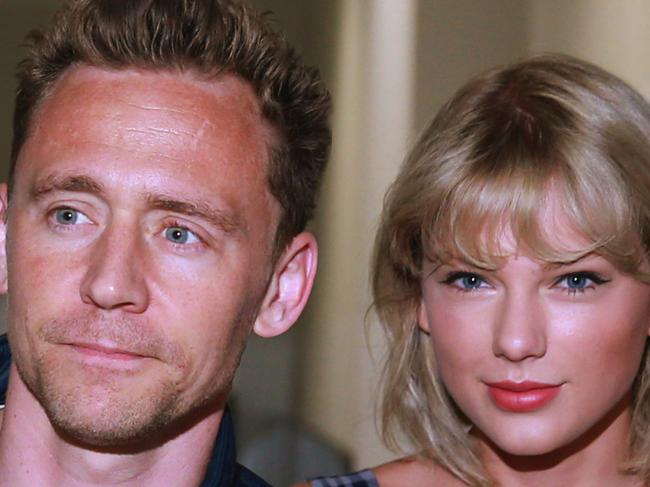 Taylor Swift and new boyfriend Tom Hiddleston arrive at Sydney International l Airport before being transferred to the Gold Coast. Picture Cameron Richardson.