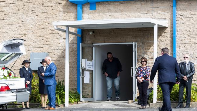 Emotional loved ones gathered to farewell Tyrese. Picture: NCA NewsWire / Monique Harmer