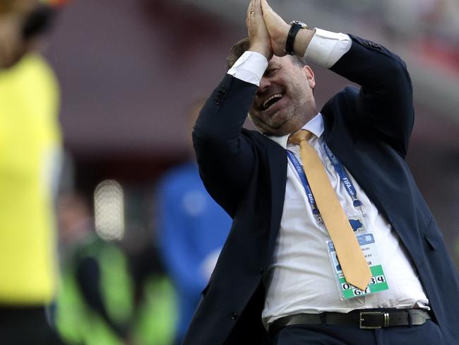 Ange Postecoglou ran through a gamut of emotions during the game.