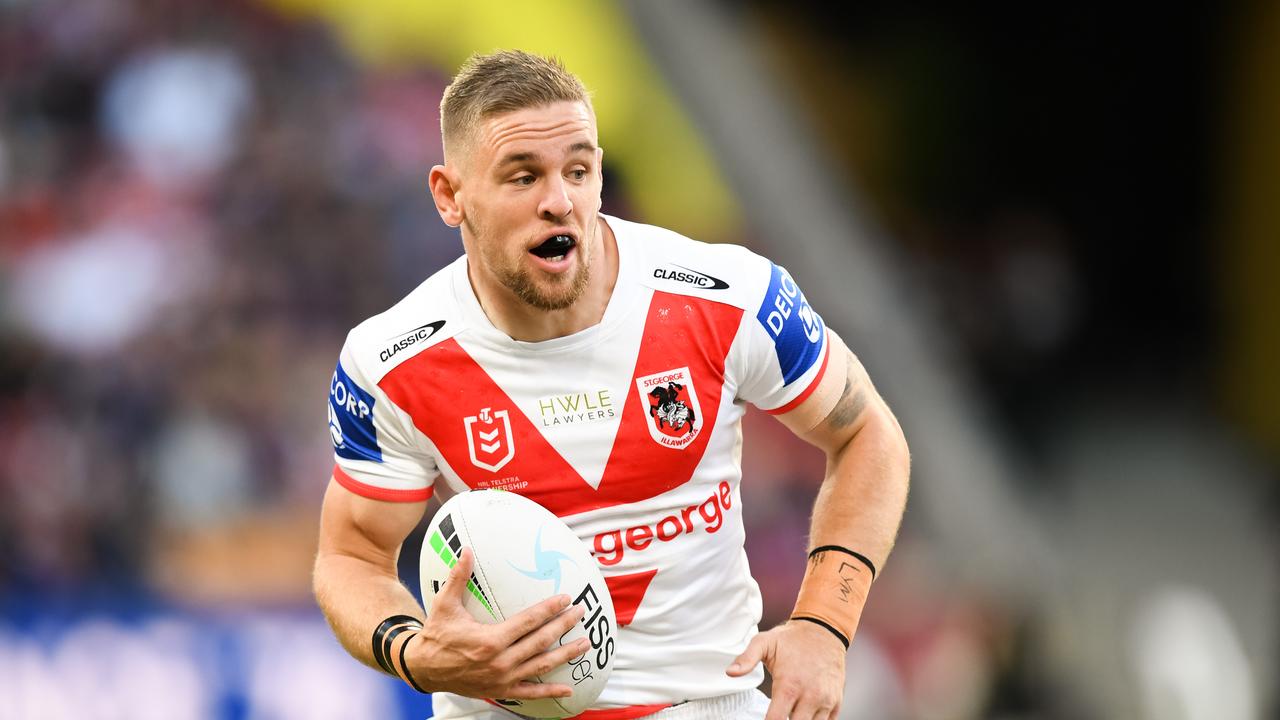 Matt Dufty and Paul Vaughan will come up against their old club in Round 12. Picture: NRL Photos