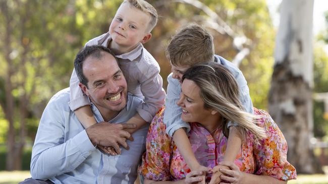 Ben is sharing his story to launch The Advertiser’s Arrive Alive campaign, encouraging all drivers to do their part to stop the carnage on our roads. Picture: Brett Hartwig