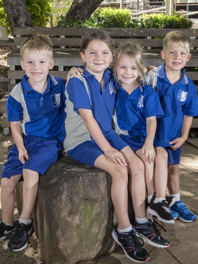 My First Year 2023: Kingsthorpe State School prep M class. Monday, February 6, 2023. Picture: Nev Madsen.